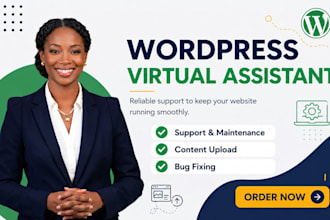 be your wordpress virtual assistant website maintenance wordpress support