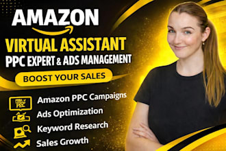amazon fba virtual assistant, amazon ppc expert, amazon ads management