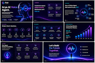 create modern powerpoint presentation, investor pitch deck, brand templates