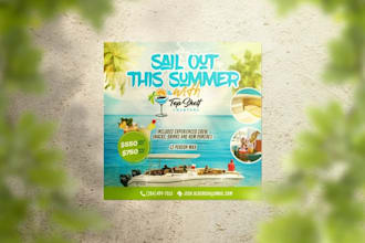 design audience engaging flyer postcard and door hanger