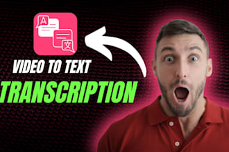 transcribe video to text with accuracy fast delivery