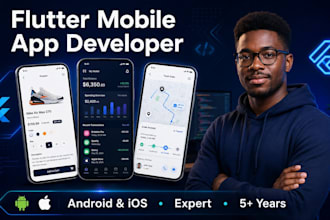 build flutterflow app, flutter mobile app, develop flutter mobile app