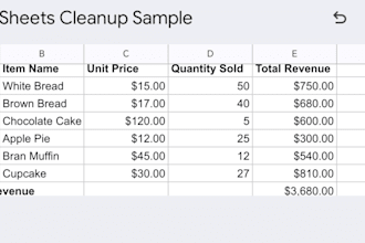 clean up, format, and organize your excel or google sheets data