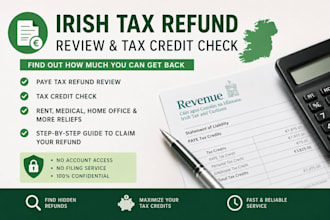 assist you with irish paye tax refund and tax credits