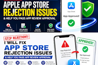 fix apple app store rejection issues and help you pass app review approval