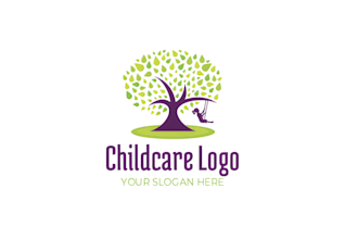 create baby shop, toy shop, child care, day care, minimalist and unique logo