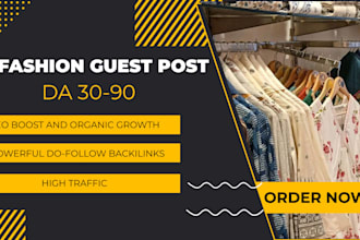 publish fashion post on a high authority fashion blog