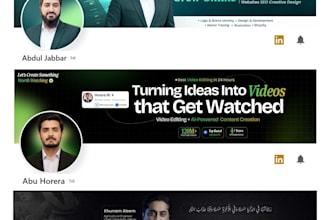 a high converting linkedin banner for your profile
