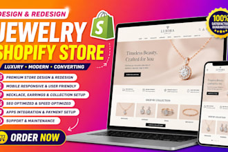 design jewelry store redesign shopify necklace earrings jewelry website