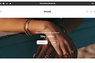 design jewelry store redesign shopify necklace earrings jewelry website