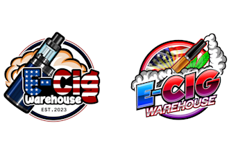 design modern wonderful vape logo with express deliver