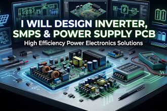 design inverter, smps and power supply pcb for high efficiency systems