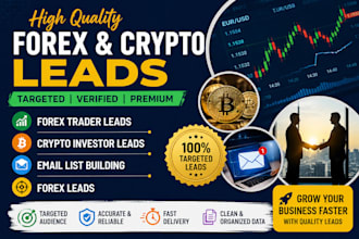 offer first hit forex trader lead, crypto investor leads, forex lead, email list