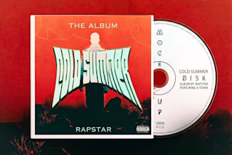 custom hip hop mixtape cover design for rap  and drill artist
