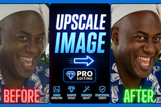 upscale and enhance photos to high resolution