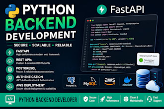 develop rest apis using python and fastapi