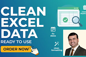 clean, format, and remove duplicates from your excel data