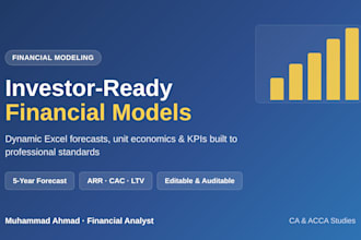 build a dynamic financial model and forecast for your startup