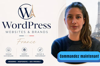 design a professional logo for wordpress websites and brands in france