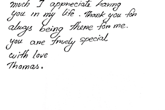 write elegant italic letters and thank you notes