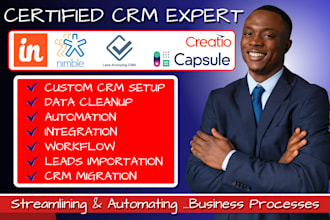 automate insightly CRM nimble capsule crm less annoying creatio email campaign