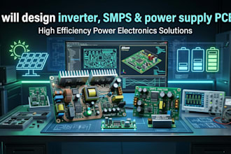 design high voltage and high current pcb for power electronic applications