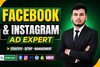 setup facebook ads and instagram ads campaign with meta ads strategy for sales