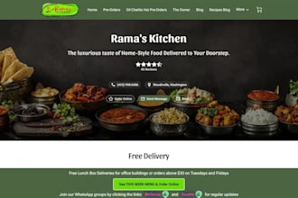 design wix restaurant website with online ordering and booking system