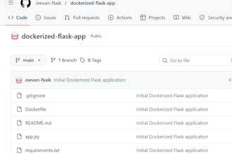 dockerize and containerize your web application