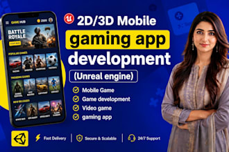 develop unity mobile game developed for IOS android