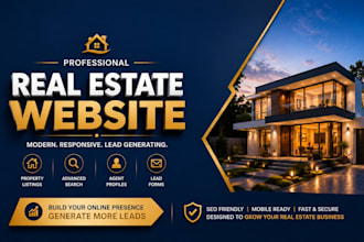 build a real estate website for agents, agencies, property developers
