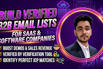 build verified b2b email lists for saas and software companies
