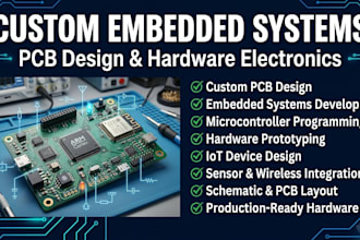 design custom embedded systems pcb and hardware electronics