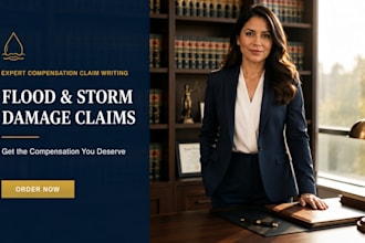 write your expert flood and storm damage compensation insurance claim