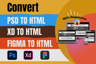 convert figma to HTML  CSS