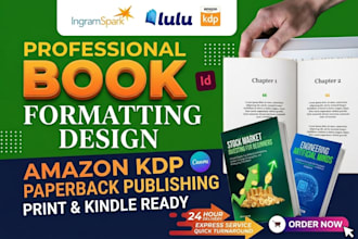 format your book for amazon KDP paperback publishing