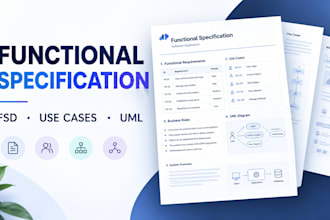 write a professional functional specification for your app