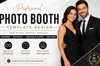 create amazing photobooth templates and photo booth overlays