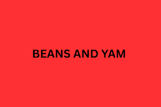 yam and beans with egg
