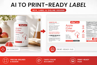 turn ai images into print packaging and label design