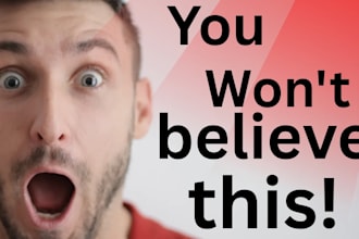 design youtube thumbnail and ai poster in 24 hours