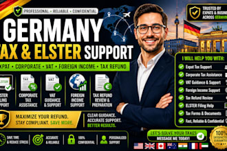 do expat corporate tax vat germany taxes foreign income tax refund elster filing