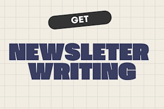 do your newsletter writing so people read it