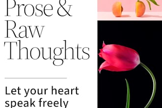 write raw, unfiltered thought pieces and reflective prose