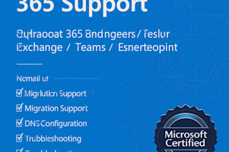 setup and troubleshoot microsoft 365, outlook, teams and exchange online