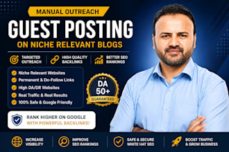 do guest posting outreach on niche relevant blogs