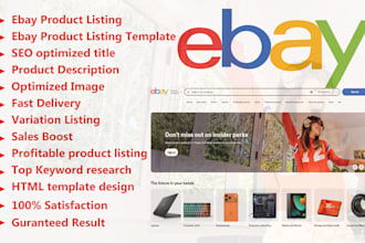 do ebay listing, ebay product listing, ebay product upload