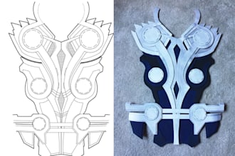 cosplay sewing pattern wearable cosplay armor costume outfits cosplay model