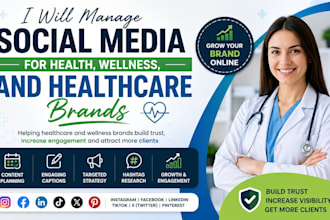 manage social media for health, wellness, and healthcare brands