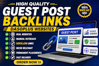 manual guest post backlinks service